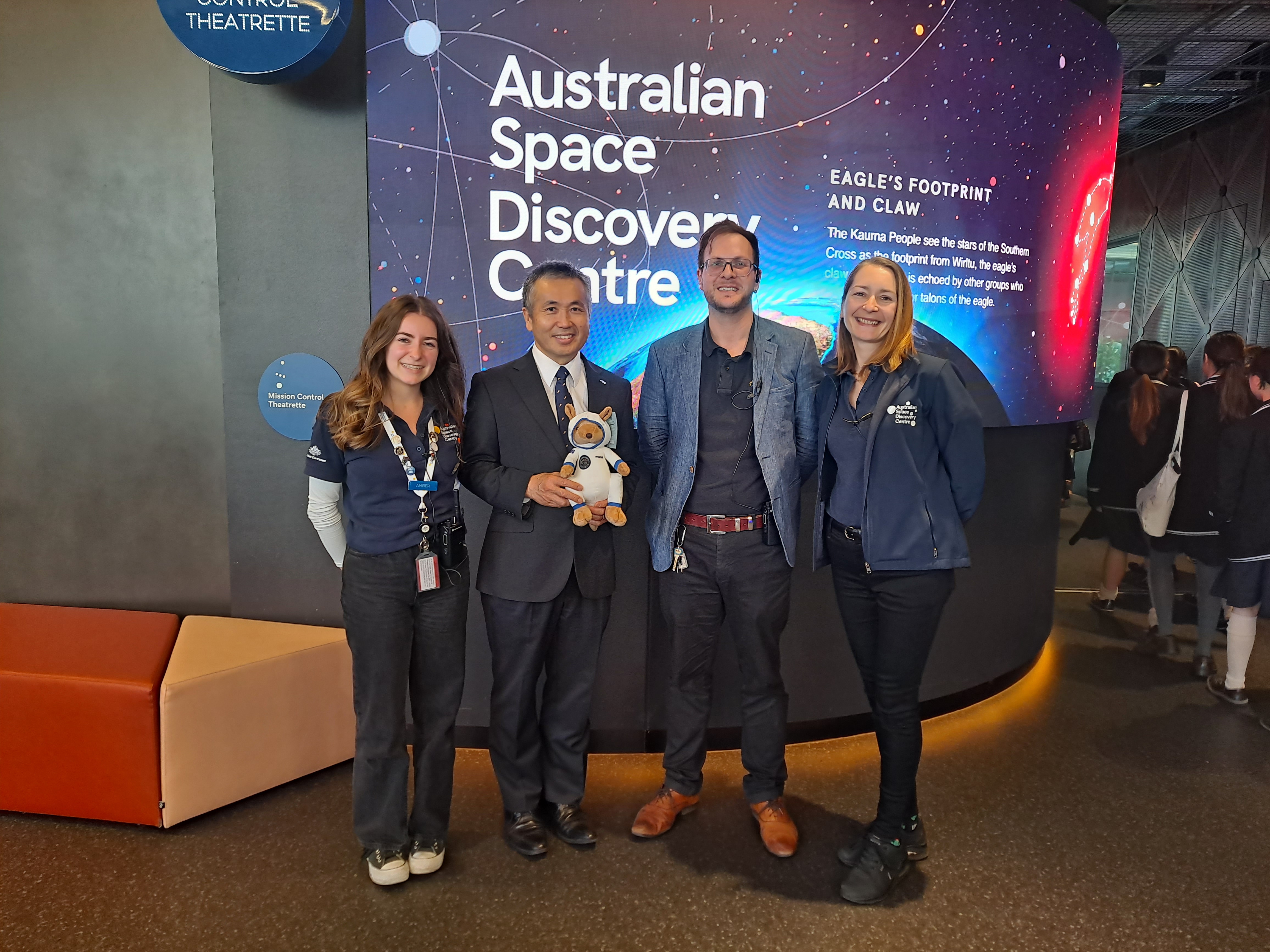 Japanese astronaut 🇯🇵 Koichi Wakata comes to visit our Australian Space Discovery Centre