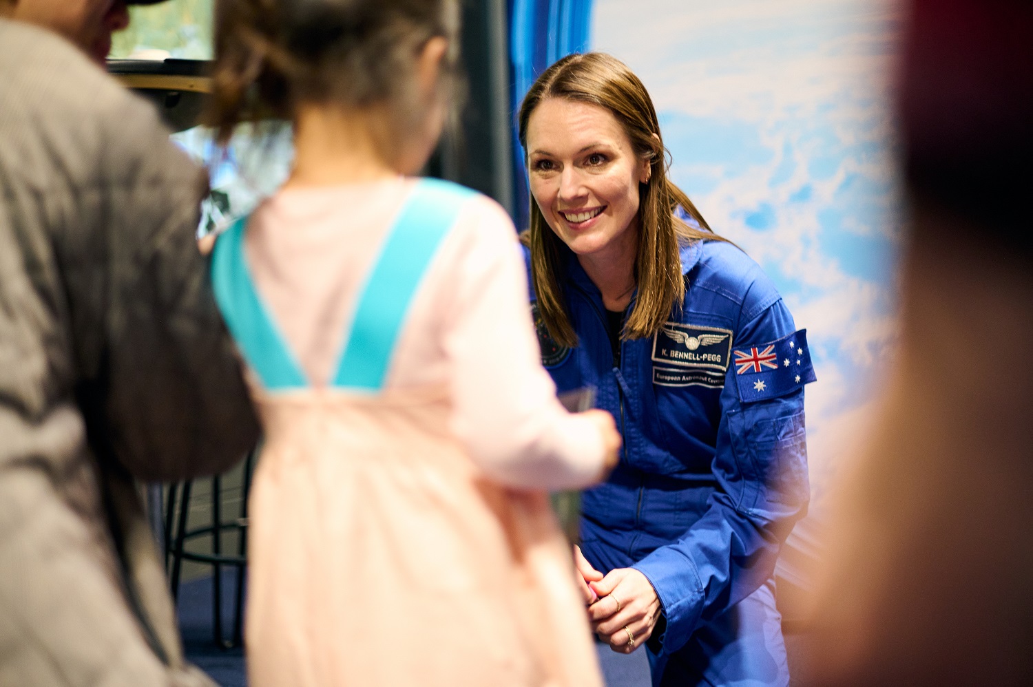 person posing at an event