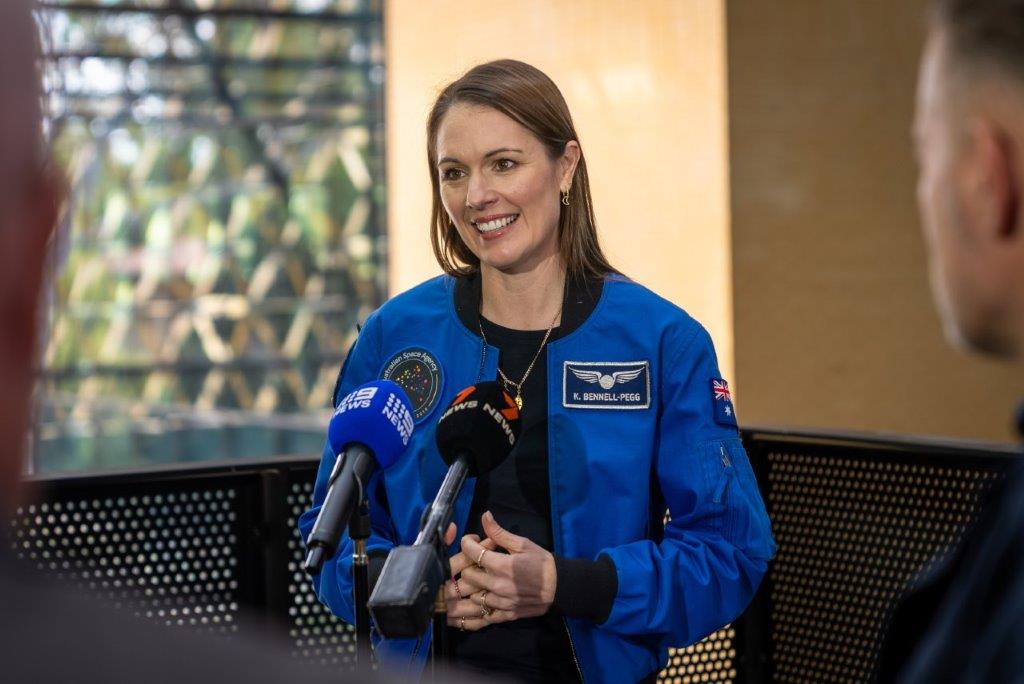 person speaking at an event