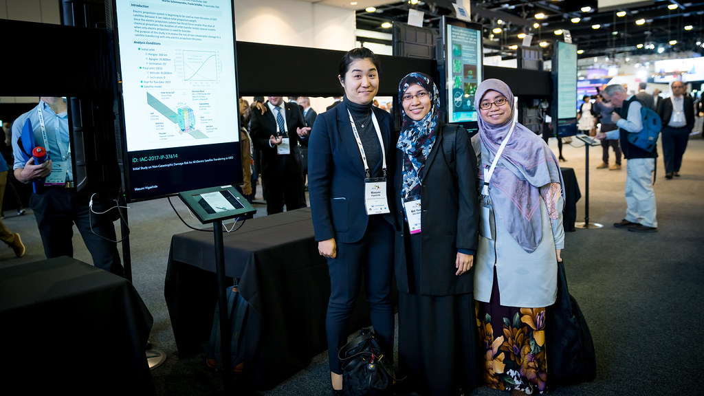 A group of people at IAC 2017 in Adelaide, Australia