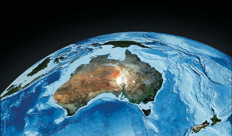 Australia from space