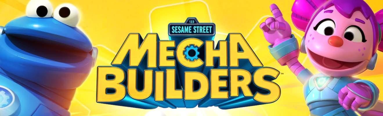 Mecha Builders Sesame street promotional banner