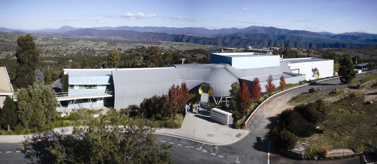 an aerial view of a facility.