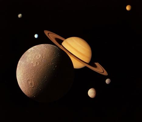 an illustration of planets