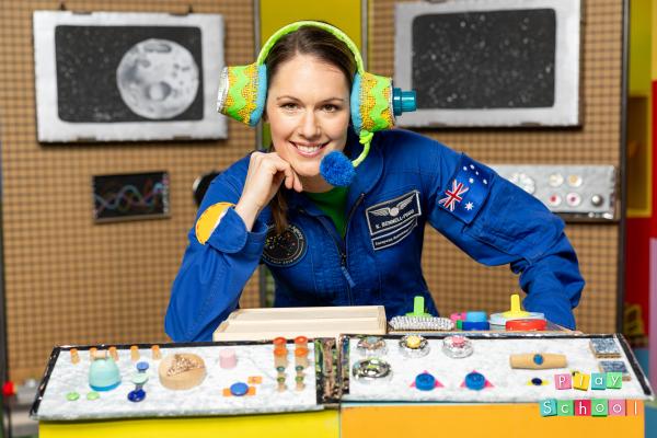 Our astronaut’s play date with iconic Australian TV show